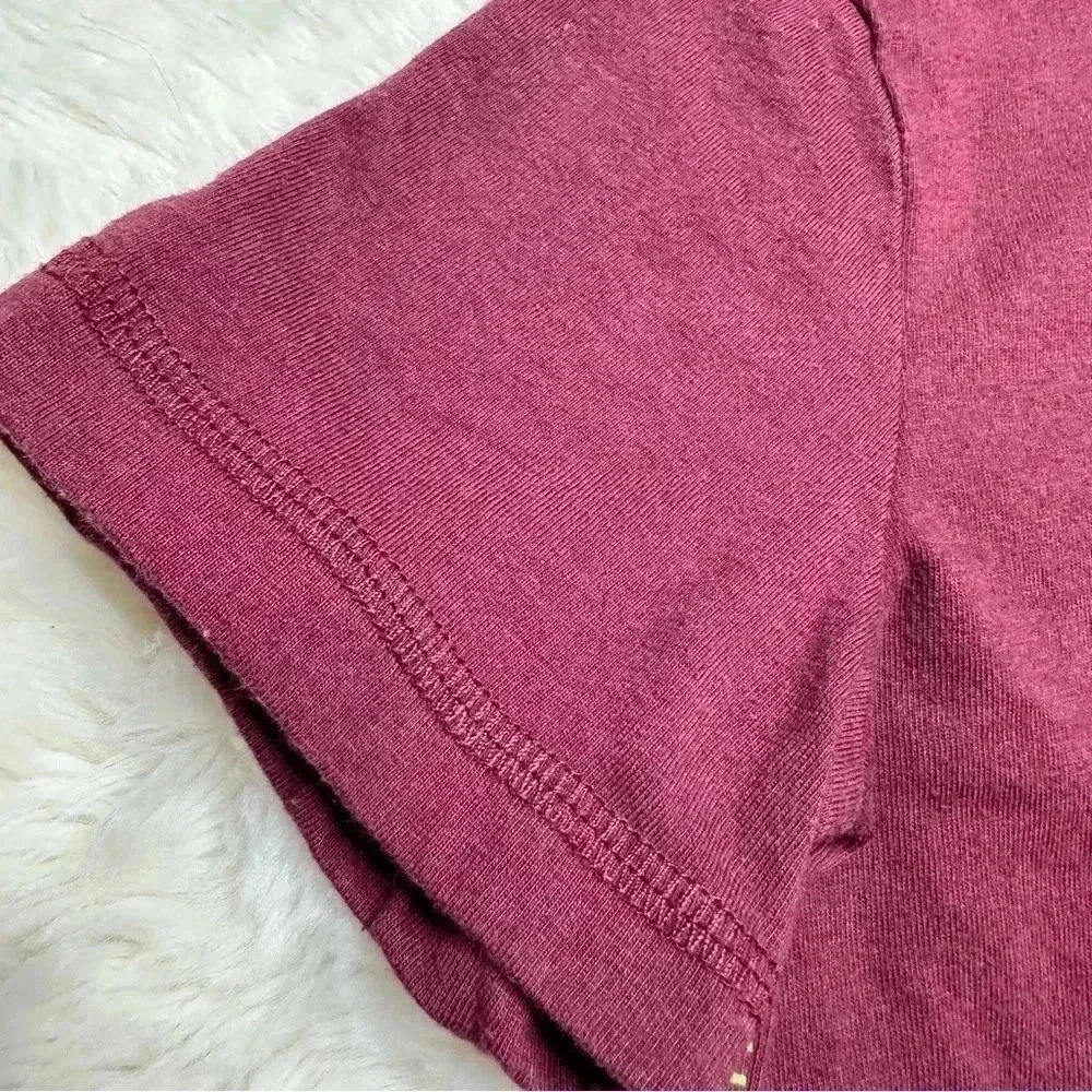 Eddie Bauer T-Shirt Burgundy Size 6 - Picture 13 of 16
